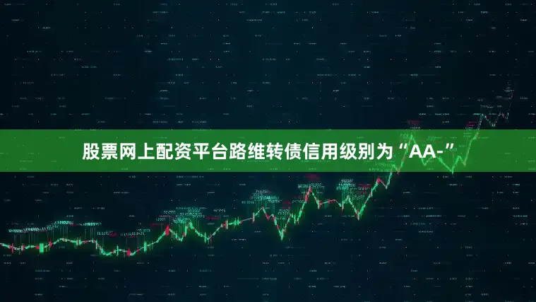 股票网上配资平台路维转债信用级别为“AA-”